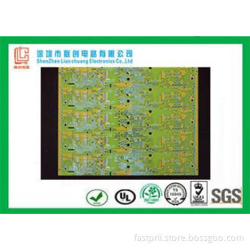 Yellow legend Quick Turn PCB 12 hours FR4  white legend L.F